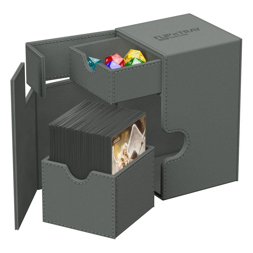 Flip`n`Tray 100+ XenoSkin Monocolor Grey - Ultimate Guard - FashionsVida
