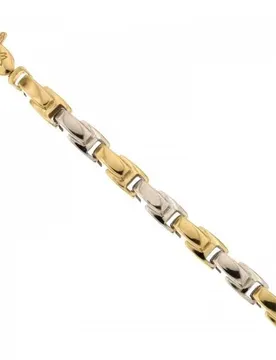 Bracciale Uomo in Oro Giallo e Bianco 803321734685