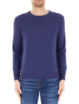 Maglione lana cashmere BLU L