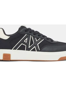 Zapatillas de hombre en canva con logo lateral - Armani Exchange - FashionsVida