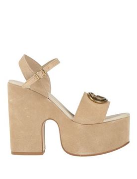Sandalias Mujer Beige 40 Mujer
