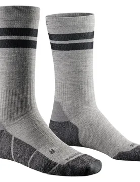 Calzini Crew Core Natural Graphics Medium Grey EU 45-47 - X-SOCKS - FashionsVida
