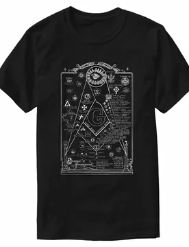 Freemasonry Structure Diagram Hot Sale Masonic Freemason T-Shirt 100% Cotton O-Neck Short Sleeve Casual Mens T-shirt Size S-3XL - Aliexpress - FashionsVida