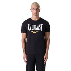 T-shirt à Manches Courtes Fitted Logo Black S