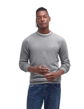 Barbour Pull Pima Grey XL Homme - Barbour - FashionsVida