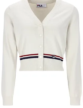 Viola V Neck Cardigan - XS - FILA - FashionsVida