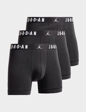 Mens 3-Paia di Boxers - Nero, nero nero Uomo taglia XL