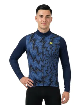 Maglia A Maniche Lunghe Pr-e Liquid Blue
