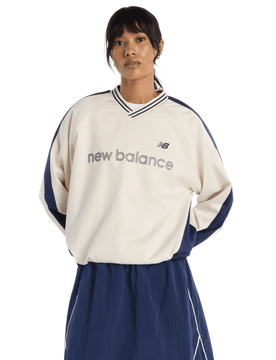 Satin Woven Pullover Donna - Felpe Beige - Taglia XS - Poly Jersey XS