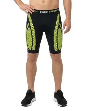 Leggings Courts 6407 noir / vert fluo M
