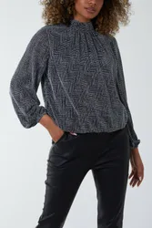Puffball High Next Top - Black - Size: S