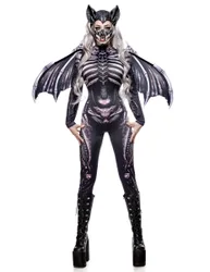 Luxuriöses Fledermaus-Skelett-Kostüm für Damen - female