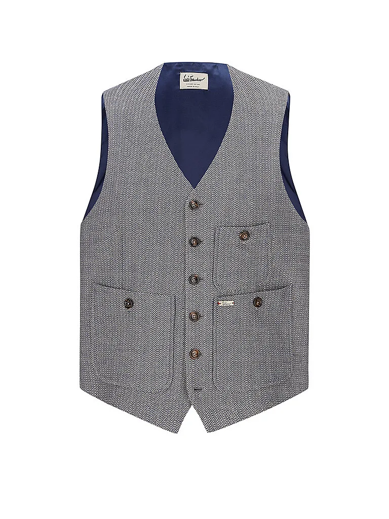 Chaleco tradicional LUSEBA azul 52 - LUIS TRENKER - FashionsVida