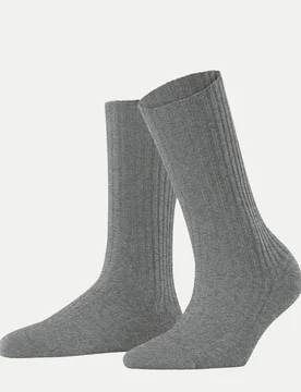 Damen Bootsocken Grau 35-38 - Falke - FashionsVida
