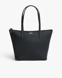 Shopping bag piccola L.12.12 Concept in mini piquè nera