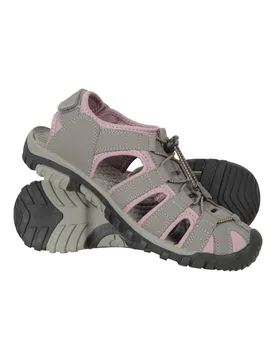 Women's 'Trek' Summer Beach Outdoors Neoprene Upper Shandal Sandal in Pink Size: 4 - Pink - Size: 4 - Mountain Warehouse - FashionsVida