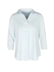 Blusa-camicia LOLA azzurro M