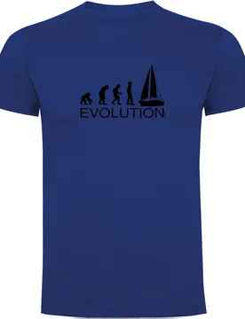 Evolution Sail Short Sleeve T-shirt Royal Blue L Men - Kruskis - FashionsVida