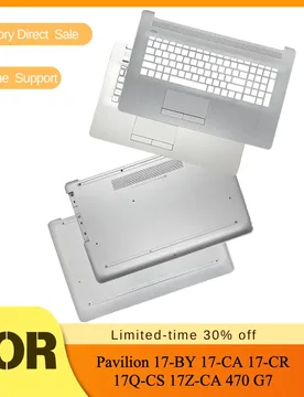 Palmrest Upper Cover / Bottom Lower Case / Top Shell Silver For HP Pavilion 17-BY 17-CA 17-CR 17Q-CS 17Z-CA 470 G7 - Aliexpress - FashionsVida