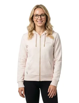 Felpa Con Zip Essential Logo Mauve Morn Pink 2XS