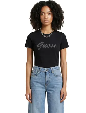 Guess Damen T-Shirt Schwarz 509063