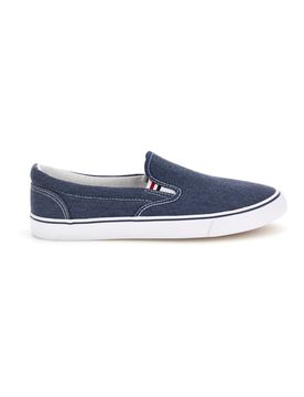 Sneakers Slip-On Denim in Tessuto 24X030 44