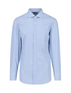 Men's 100% Cotton Poplin Button-Down Shirt