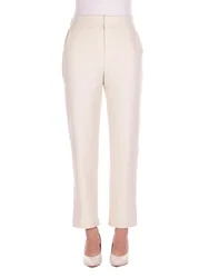 MM MAX MARA Pantaloni Panna