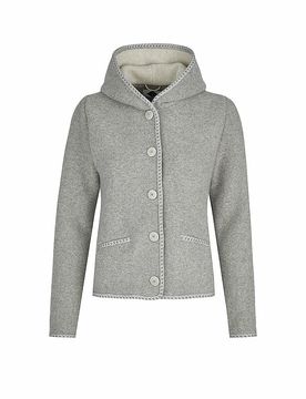 Trachtenstrickjacke MALWINE grau XXL damen