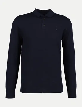 Polo Pullover mit Polokragen Blau M - Ralph Lauren - FashionsVida