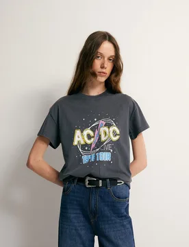 Sfera - Camiseta licencia ACDC - Sfera - FashionsVida