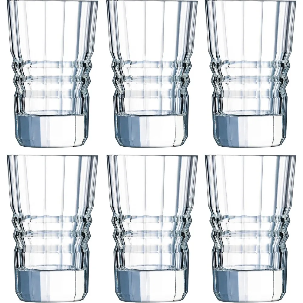D'Arques - Juego de 6 vasos de licor Architecte d'Arques - Cristal d'Arques - FashionsVida