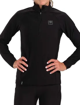 Felpa Con Mezza Zip Elite Run Thermo Elite M