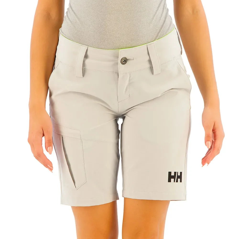 Qd Cargo Shorts Grey Fog 28 Women - Helly Hansen - FashionsVida