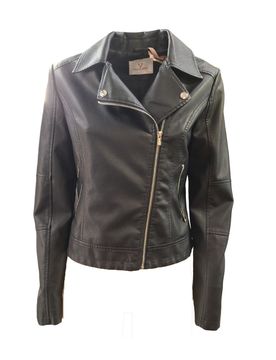 Chiodo Ecopelle Nero WW29408