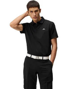 Polo Duff Regular, schwarz s - J.lindeberg - FashionsVida