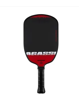 Agassi Edge 16 Pickleball Paddle Black / Red One Size - JOOLA - FashionsVida