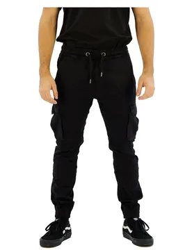 Industries Pantalon Cotton Twill Black XL