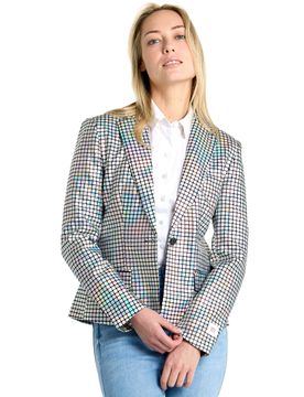 Discoballer Jacke Suitmeister Blazer für Damen silber - female