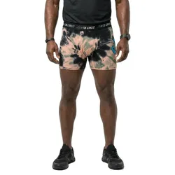 Boxers Hand Black / Orange / Green Tie Dye 2XL