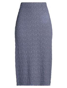 Midi-Rock Damen Taubenblau S Damen