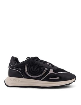 Sneakers Zoe In Pelle Con Inserti In Mesh