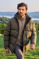 Snow Mens Padded Jacket - Green - Green - Size: XL