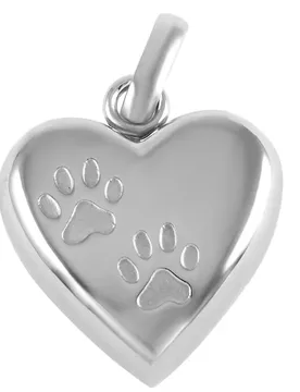 IJD8458 Pet Urn Pendant for Ashes Stainless Steel Paw Print in My Heart Keepsake Memorial Necklace Cremation Jewelry Wholesale - Aliexpress - FashionsVida