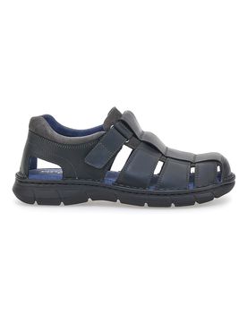 Sandali Fisherman Neri In Pelle 7402 41