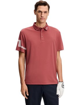 J.Lindeberg Polo Heath, weinrot m