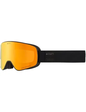 Polarisierte Skibrille / Snowboardbrille Magnitude Mat Black Orange schwarz - Cairn - FashionsVida