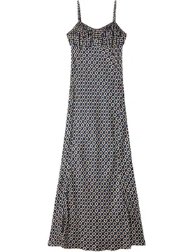 Vestido largo lencero fluido - sandro - FashionsVida