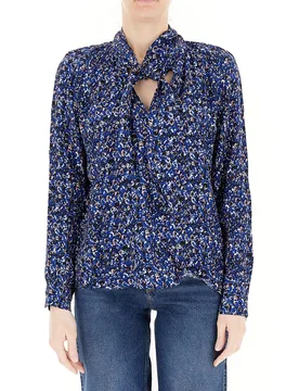 Pepe Jeans Blusa in viscosa BLU S - Pepe jeans - FashionsVida