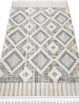 Teppiche Teppich Sevilla Y523c Diamanten Grau / Gelb 80x150 Cm 80x150 Cm